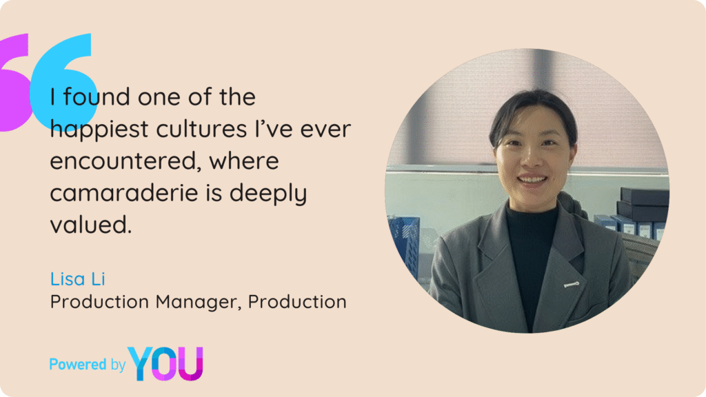 Lisa Li, Product Manager, Production, OSM Group